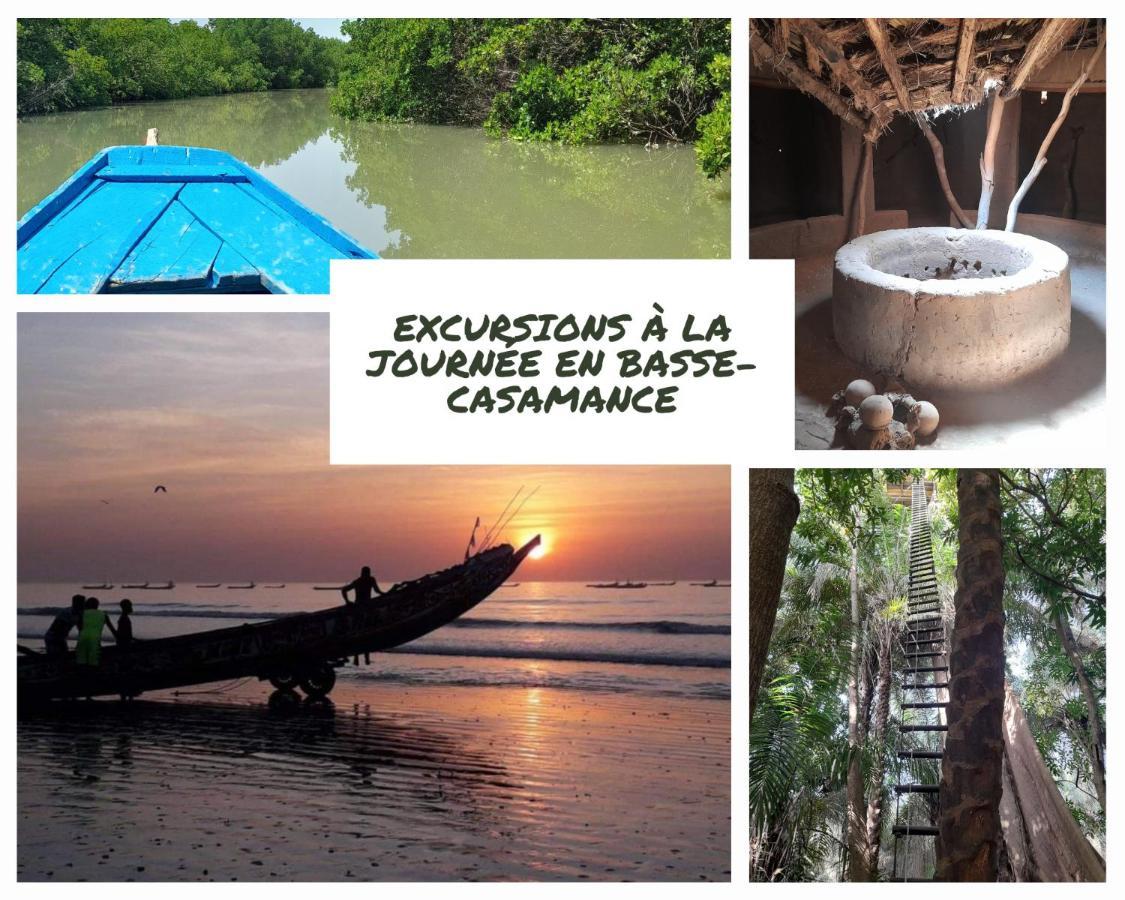 Appartement Familial Spacieux Avec Climatisation Ziguinchor Exterior foto